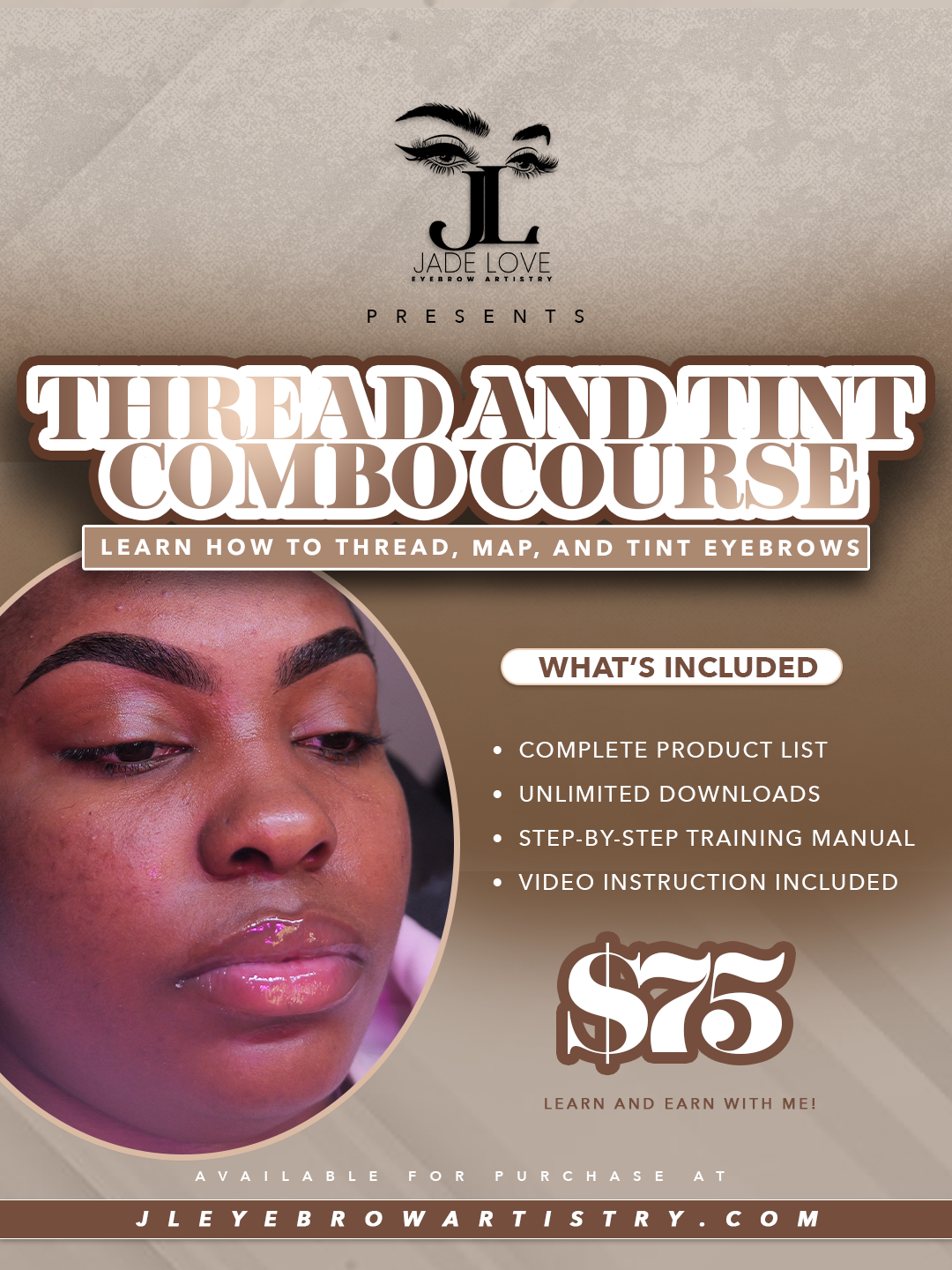 The ULTIMATE brow mapping, thread, and tint course.