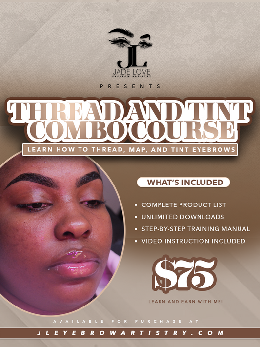 The ULTIMATE brow mapping, thread, and tint course.